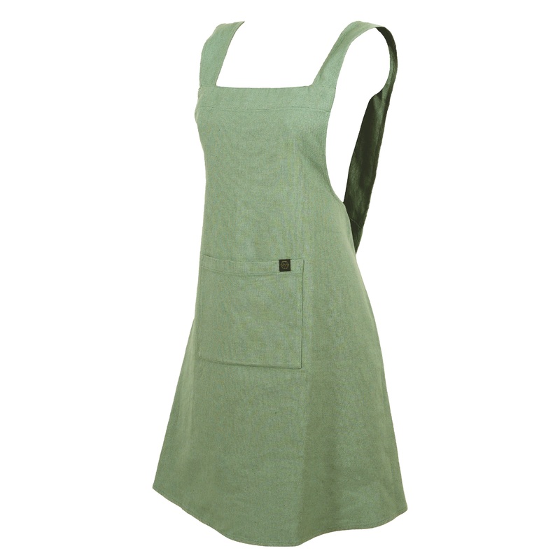 Apron Osani Linen Cotton Amande