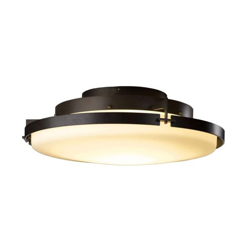 Hubbardton Forge 126747 Metra 1-lt 24″ LED Flush Mount