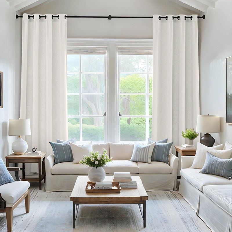“Nature” Custom Heavyweight Linen Drape (Grommet)