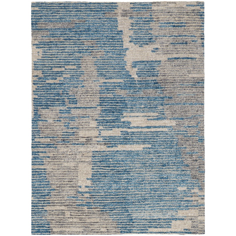 Nourison Ellora 2′ x 3′ Blue Modern Indoor Rug