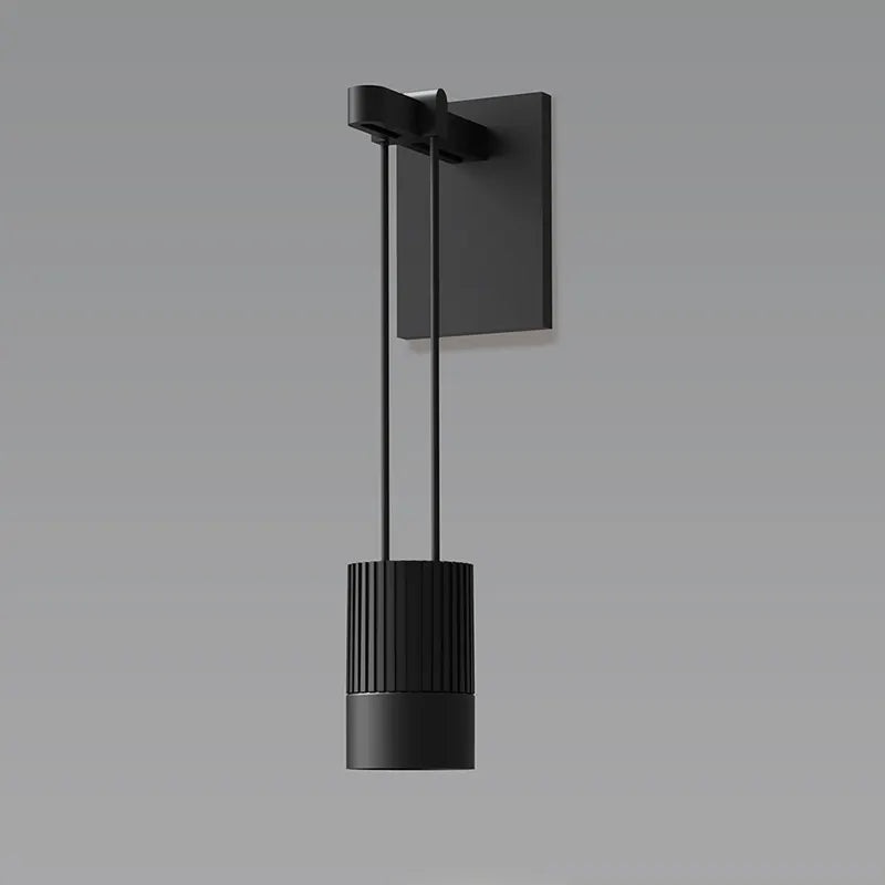 Sonneman SLS0219 Suspenders 9″ Tall Mini Single LED Wall Sconce – Suspended Cylinder / Snoot Flood Lens