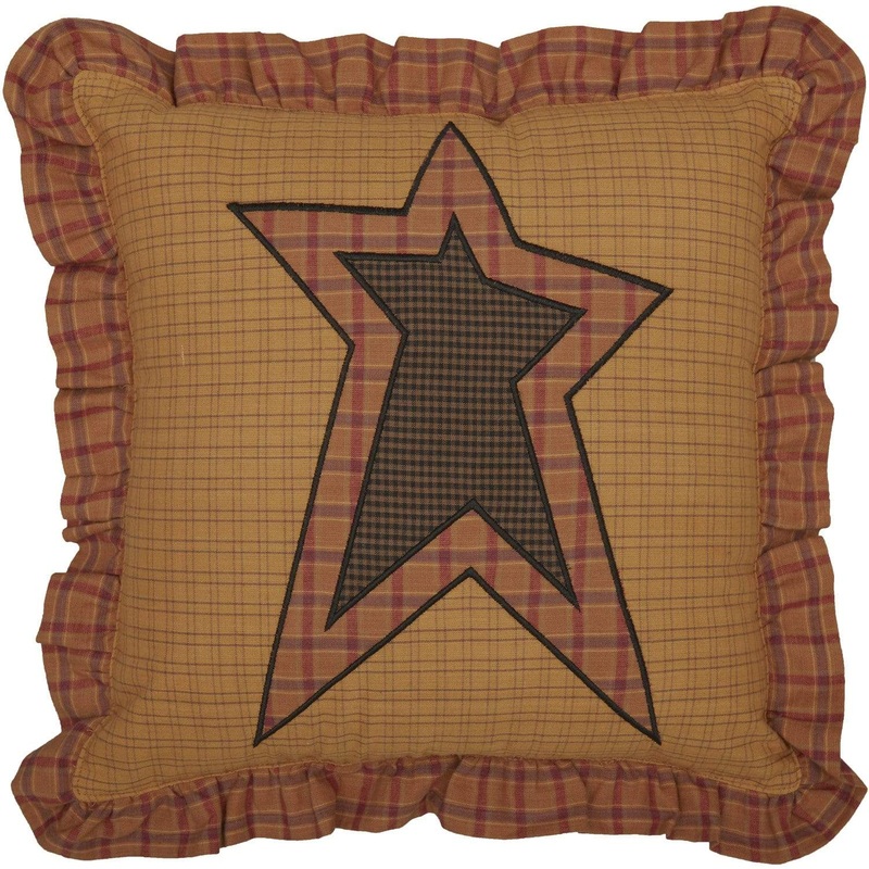 Stratton Applique Star Pillow 12×12