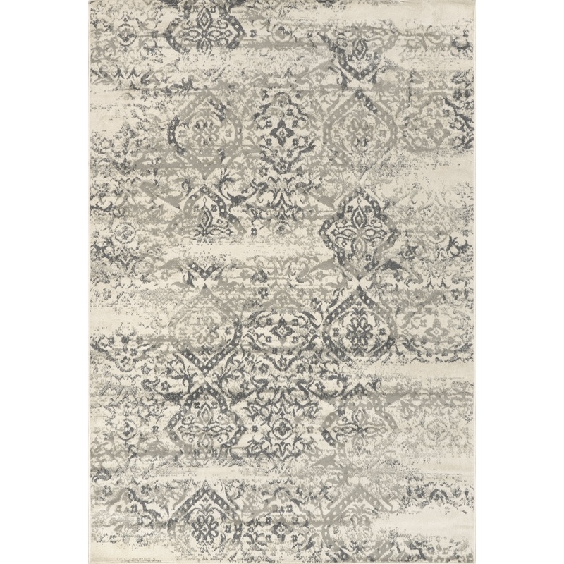 Withered Floral Rug | Grey