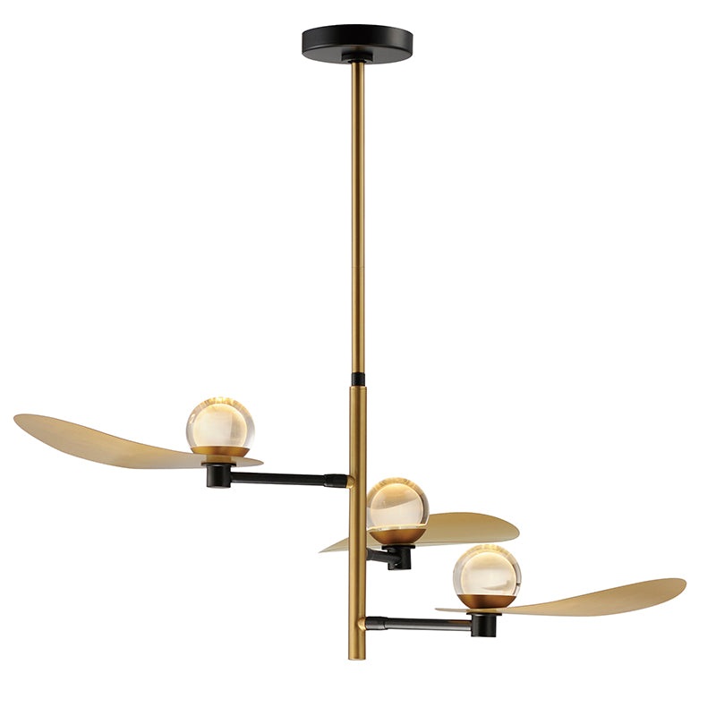 ET2 E24073 Pearl 3-lt 39″ LED Chandelier