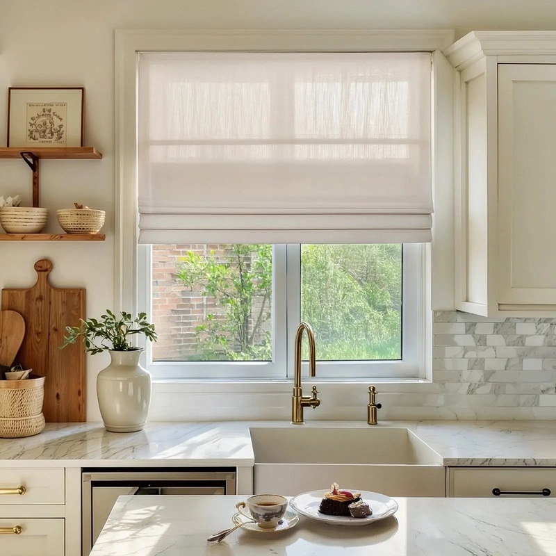 Isabella Roman Shade Cordless