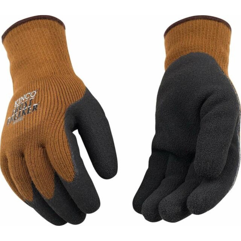 Kinco Frost Breaker Foam Form Fitting Thermal Latex Gripping Gloves, Mens Large