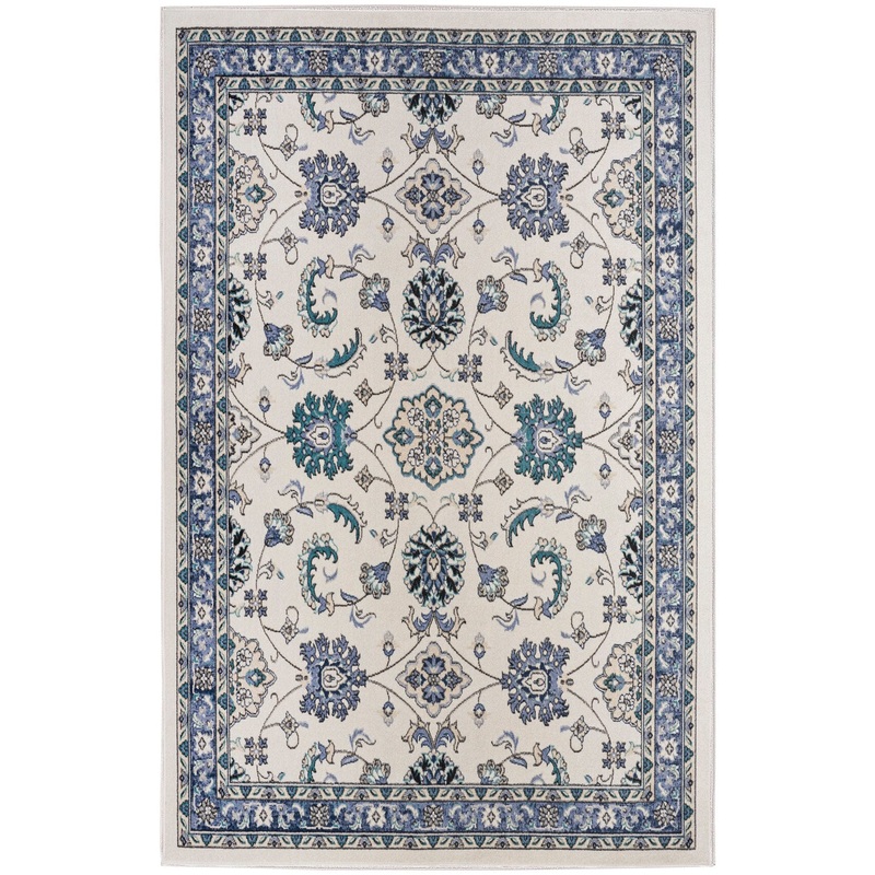 Nourison Essentials Ivory Blue Vintage Rug