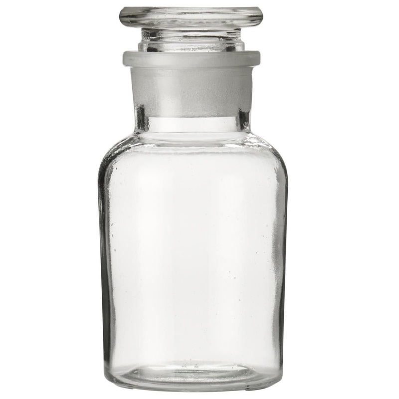 Pharmacy Glass W/glass Lid 125 ml