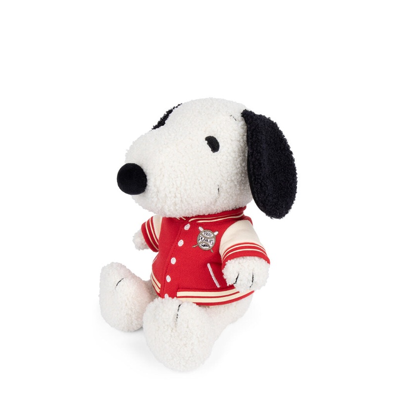 Plush SNOOPY Sitting with Varsity Jacket 10″