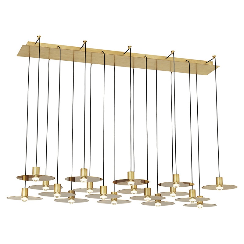 Visual Comfort 700TRSPEVS18 Eaves 18-lt 50″ LED Chandelier