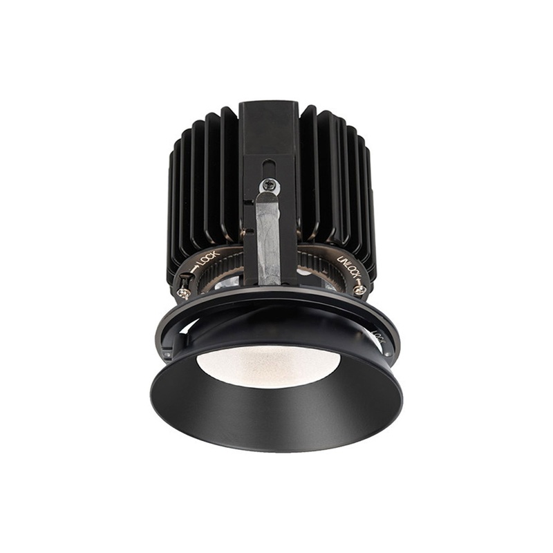 Volta 4.5 Inch Round Shallow Regressed Trimless LED Recessed Trim