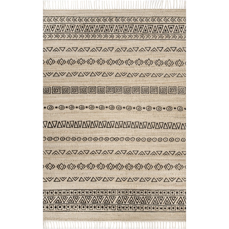 Banded Fiesta Rug | Natural