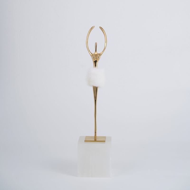 Home Decor Ballerina Selenite Ornament Small