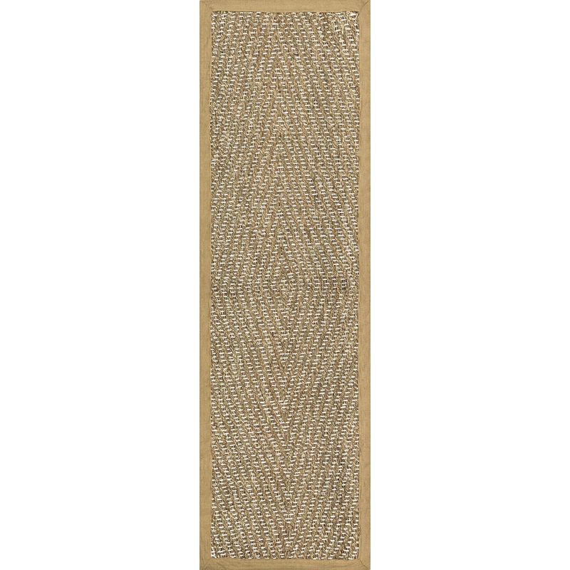 Zondra Diamond Seagrass Rug | Beige