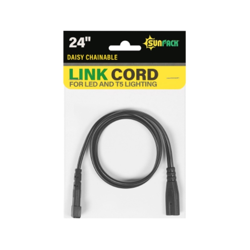 SunPack Daisy Chainable Link Cord for LED and T5 Lighting, 24″