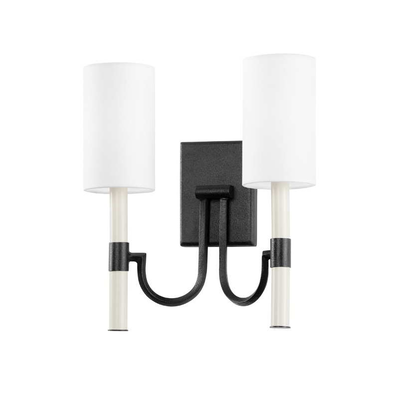 Troy B1114 Gustine 2-lt 14″ Tall Wall Sconce