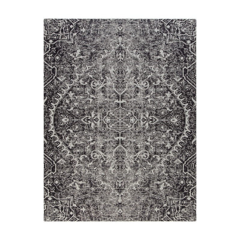 La Cienega 1/2 Chair Mat Black & White