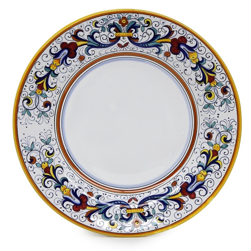 RICCO DERUTA DELUXE: Dinner Plate – White Center