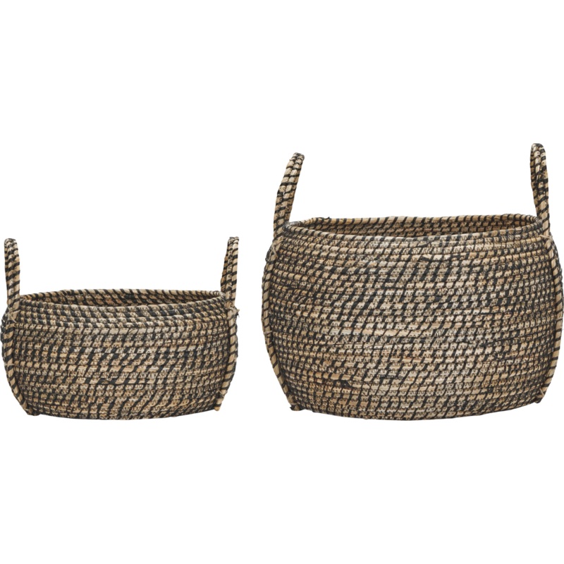 Storage Baskets, HDDistra, Black;Natural