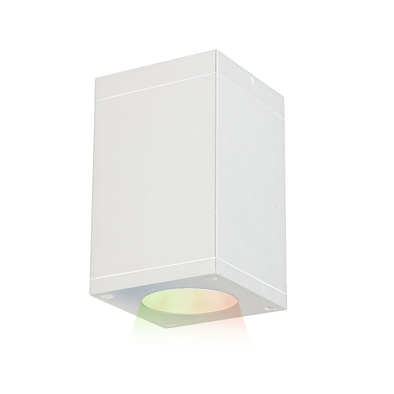 WAC DC-CD05 Cube Architectural 5″ LED Ceiling Mount, 31W, Color Changing