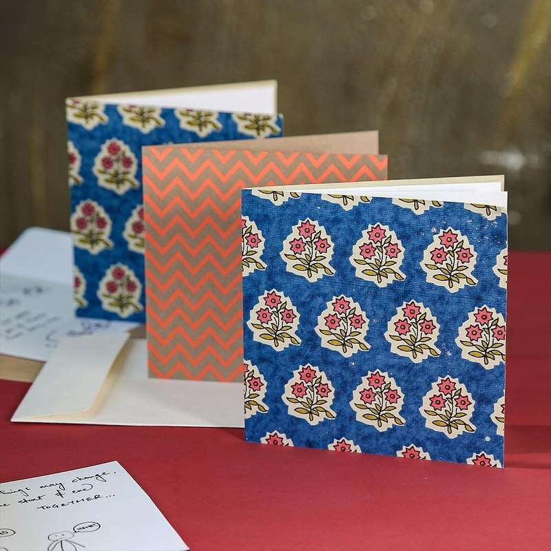 Avery Floral Printed Greeting Card With Envelope