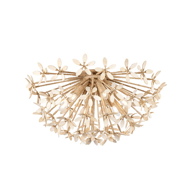 Corbett 511-06 Corfu 6-lt 30″ LED Flush Mount