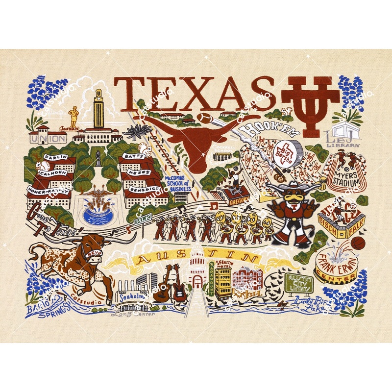 Texas, University of Collegiate Fine Art Print