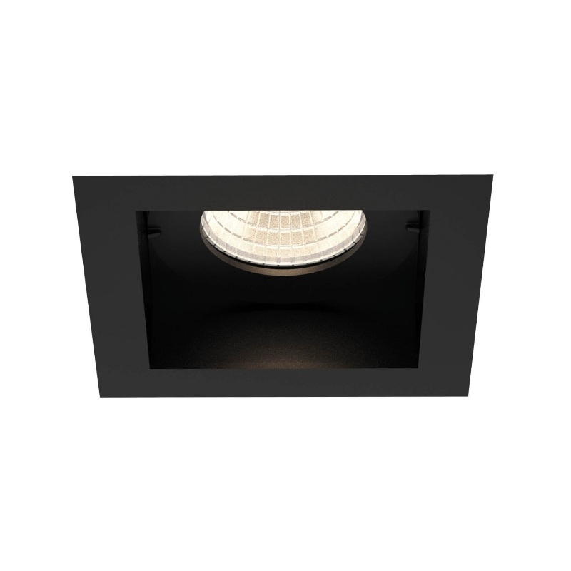 Eurofase TGO1ST Tango 1 Light 10W Square LED Fixed Downlight with Trim, Linear Spread Lens