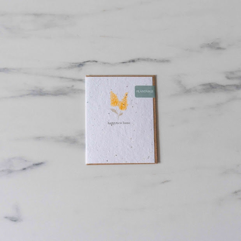 Happy New Home Plantable Card