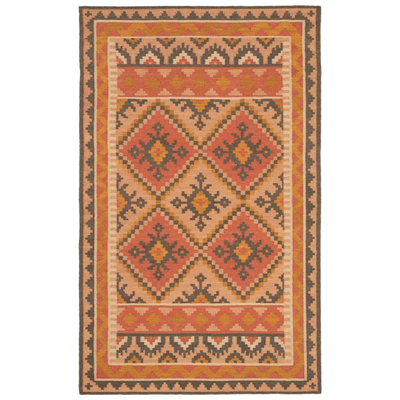 Reed Kilim Handwoven Wool Rug | Multi