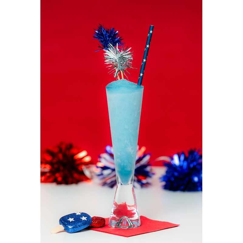 Blue Razz Rocket Slush Mix