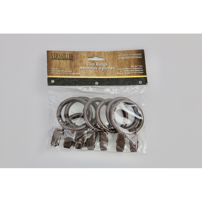 Drapery Rings Brackets Bronze – Versailles Home Fashions