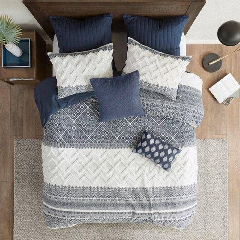 Nautical Duvet Cover Set – Mila 100% Cotton Duvet Set
