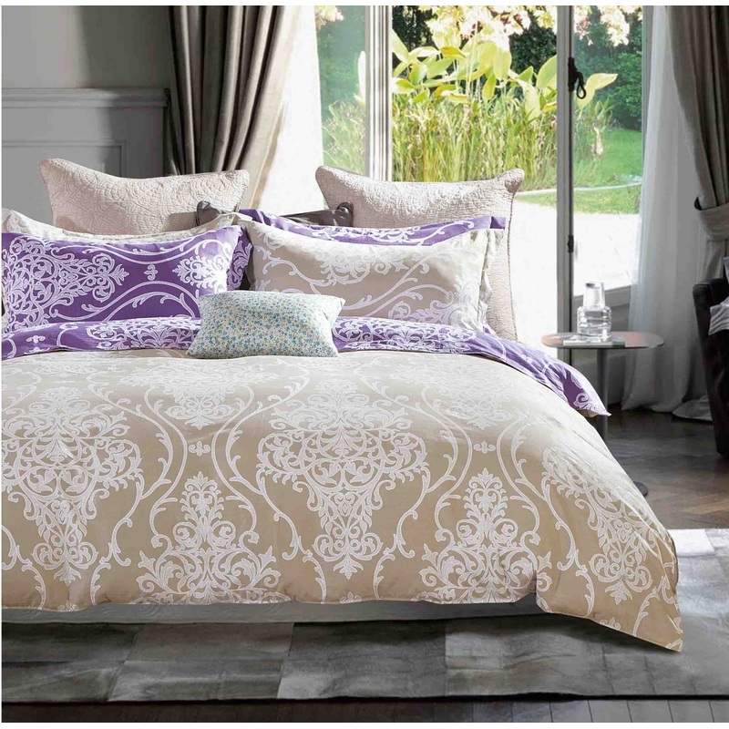 100% Cotton Reversible Comforter Set