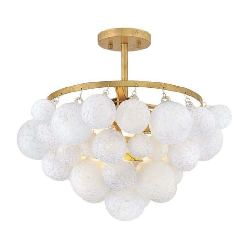 Fredrick Ramond FR41563 Marabel 4-lt 21″ LED Semi-Flush Mount