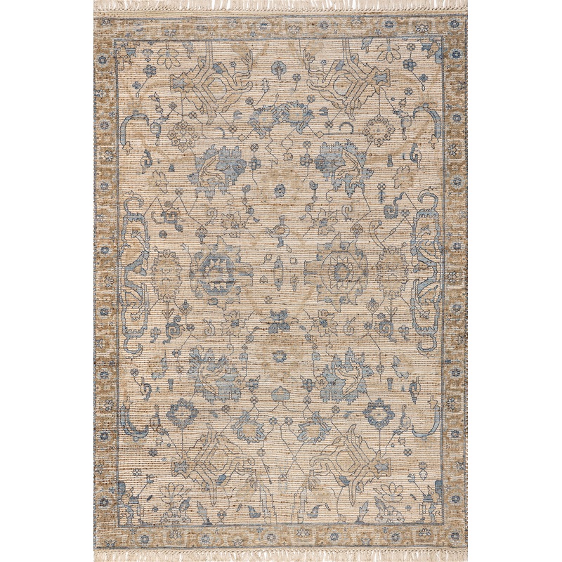 Marigold Tasseled Rug | Sand