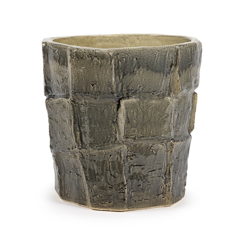 Serax Look At Me Dark Grey Flower Pot