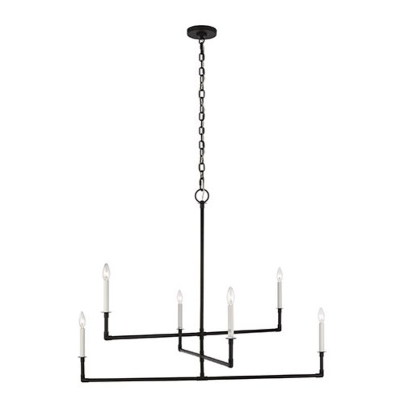 Visual Comfort CC1356 Bayview 6-lt 44″ Chandelier