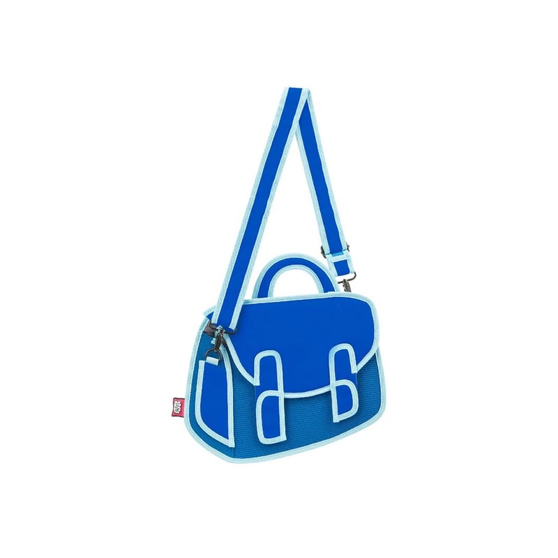 2D Satchel CHUBBY Aqua Sky Blue
