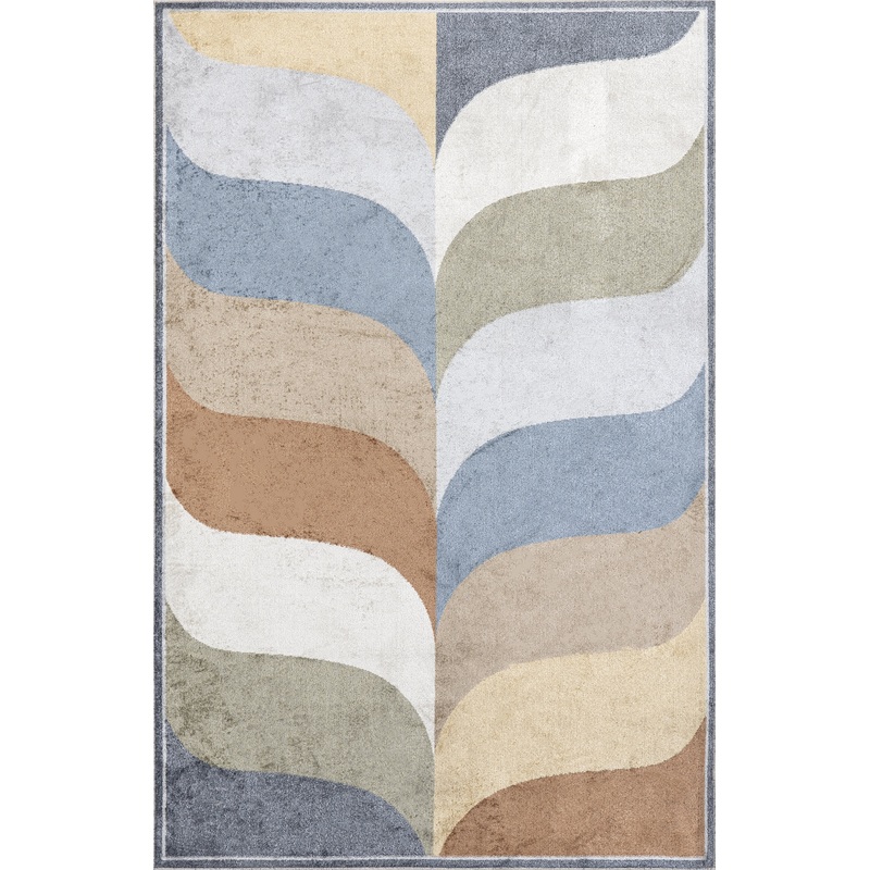 Firenzia Colorful Traverse Washable Rug | Multicolor