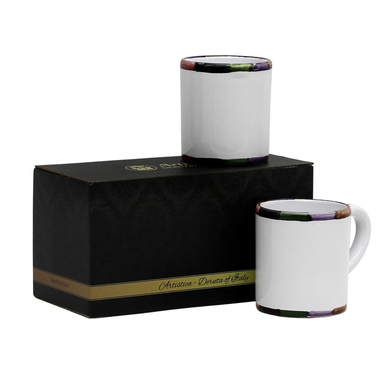 GIFT BOX: With two Deruta Mugs – CIRCO-BELLO Design
