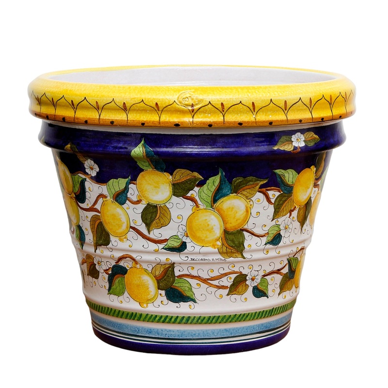 LIMONIERA PLANTER VASE: Large Cachepot-Planter for large plants and trees – Design AMALFITANA