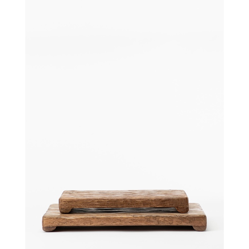 Mango Wood Rectangular Pedestal