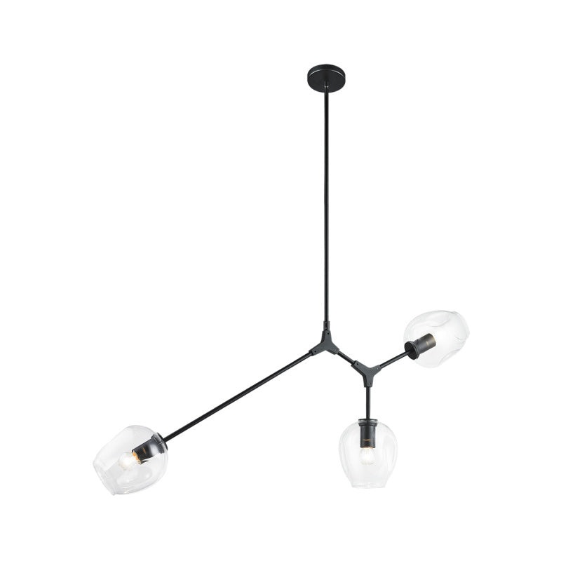 Matteo C49703 Cherry 3-lt 40″ Chandelier