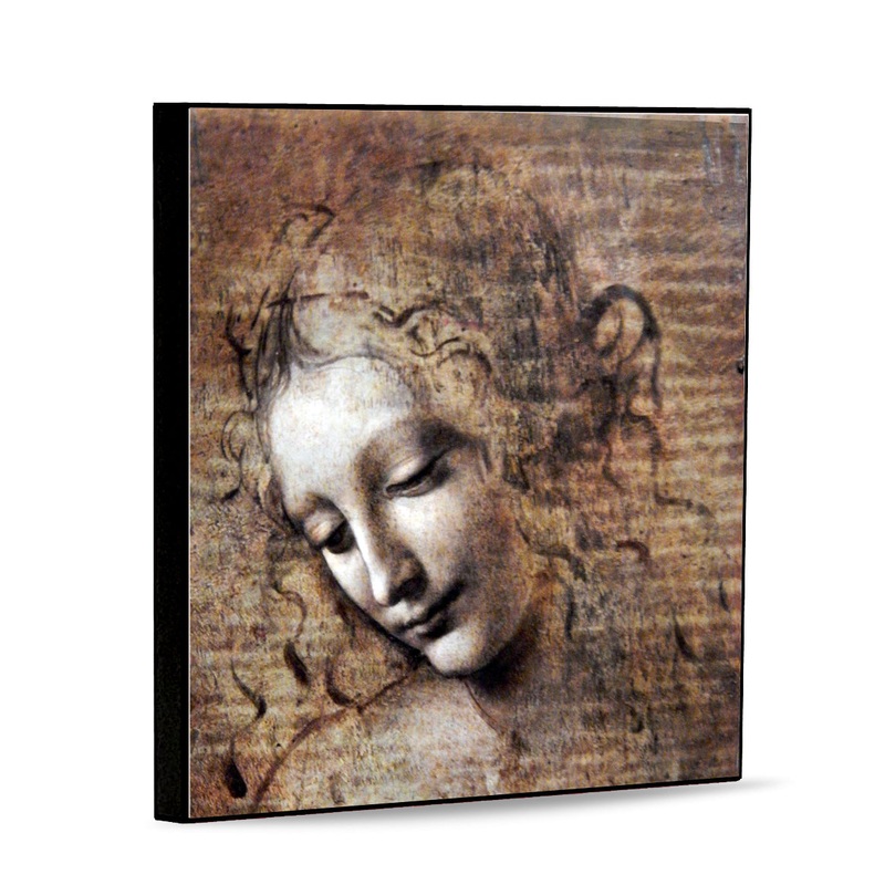 SUBLIMART: Affresco Panel Tile – Opera “La_Scapigliata” by Leonardo Da Vinci