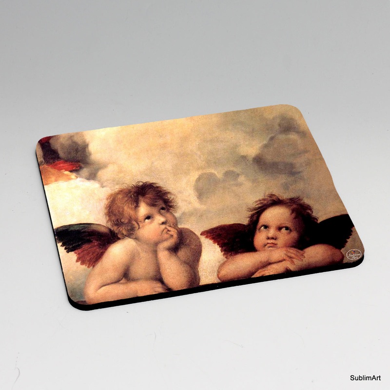 SUBLIMART: Mouse Pad Putti, detail from The Sistine Madonna