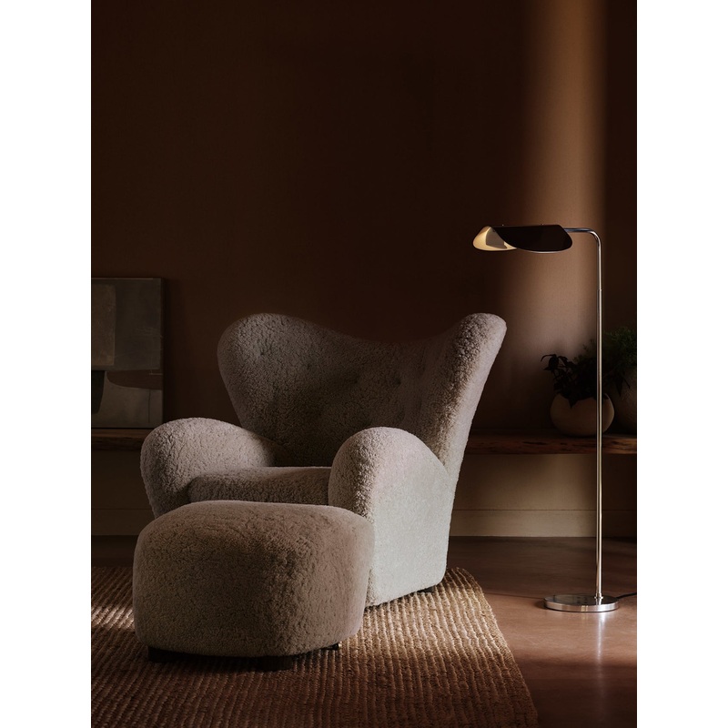 Tired Man Ottoman, Sheepskin