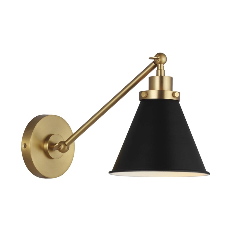 Wellfleet Single Arm Cone Task Sconce