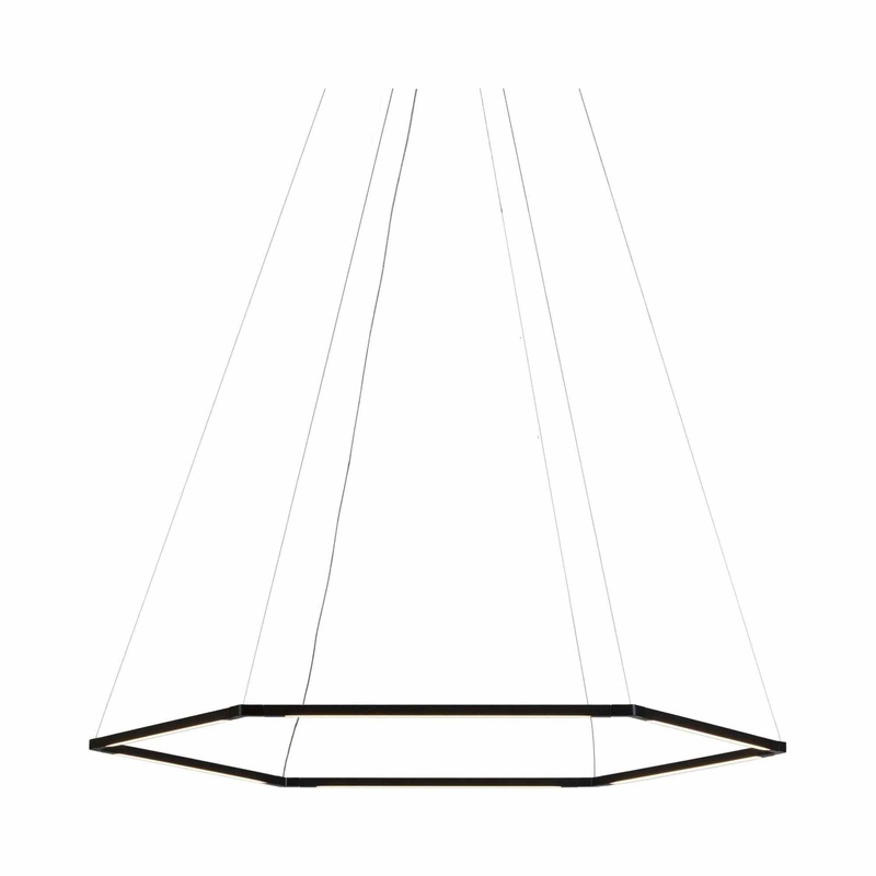 Z-Bar Honeycomb LED Pendant Light