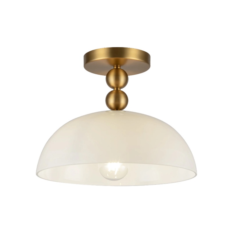 Alora Mood SF459012 Paisley 1-lt 12″ Semi-Flush Mount